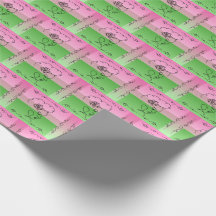 Belleza flotante: Roselle Line Art Gift Wrft