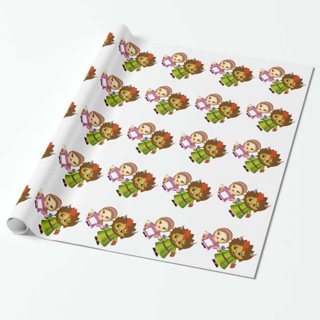 Papel De Regalo Belleza y la bestia (Desenrollado)