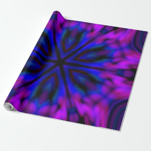 Papel De Regalo Bello PURPLE NEGRO PINK AZUL MANDALA
