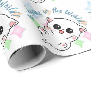 Papel De Regalo Belly Rub Time Kitten