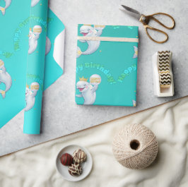 Papel de Regalo Beluga Boo
