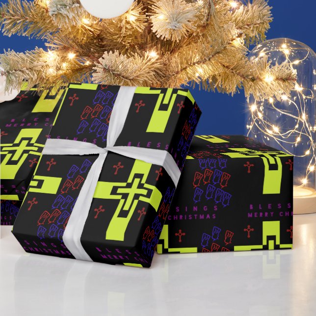 Papel De Regalo bendiciones de Dios (Vacaciones)