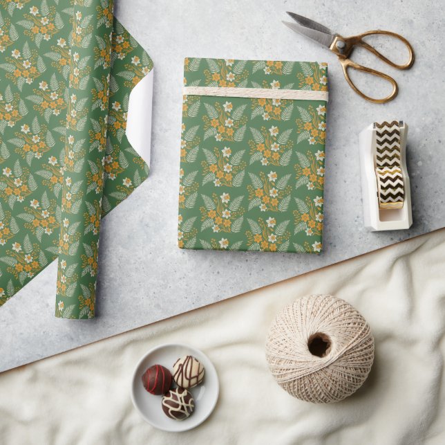 Papel De Regalo Bendiciones modernas botánicas de Pascua (Artesanía)