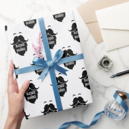 Papel De Regalo Bendita y con barba