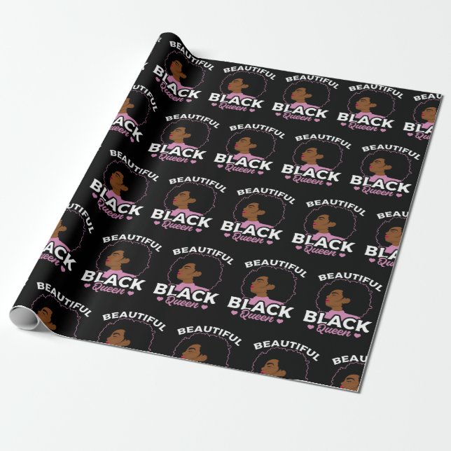 Papel De Regalo Benditas mujeres afroamericanas (Desenrollado)