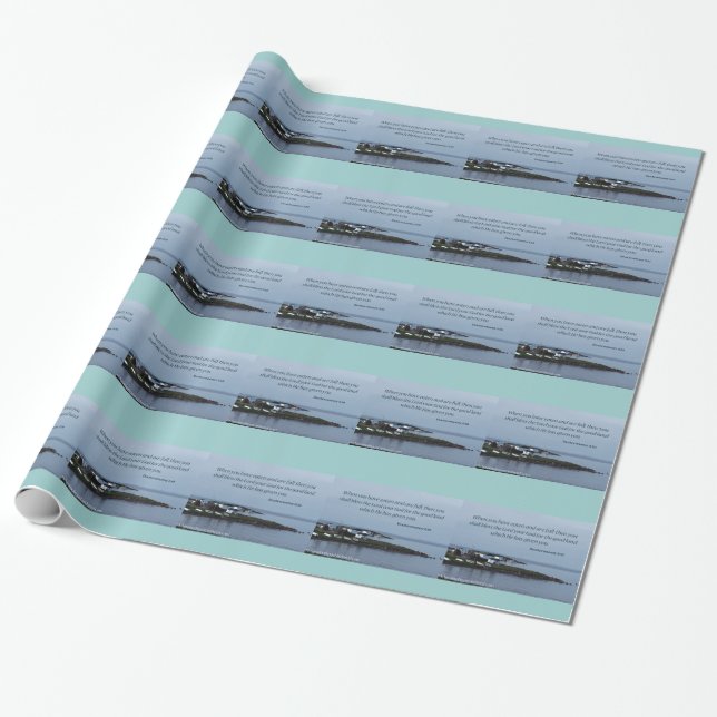 Papel De Regalo Bendito sea el Señor Su Dios (Desenrollado)