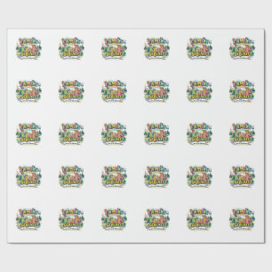 Papel De Regalo Benditos, Felices y Afortunados Juntos