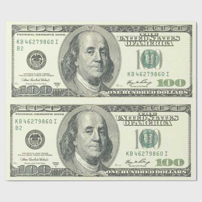 Papel De Regalo Benjamin (Superficie plana)