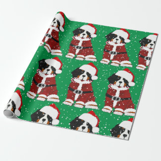 Papel De Regalo Berenés Mountain Dog Santa Paws