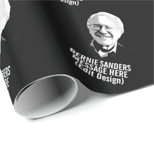 Papel De Regalo Bernie Sanders Personalizado