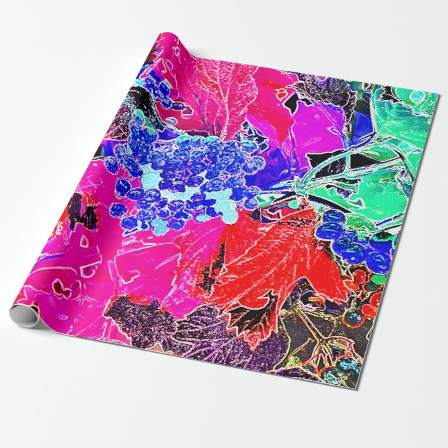 PAPEL DE REGALO BERRÍAS Y SALIDAS (Desenrollado)