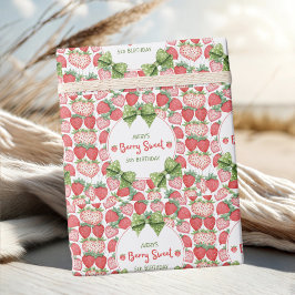 Papel De Regalo Berry Sweet 5th Birthday Strawberry Party 