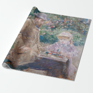 Papel De Regalo Berthe Morisot - Eugene Manet con su hija
