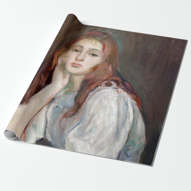 Papel De Regalo Berthe Morisot - Julie Daydreaming (Desenrollado)