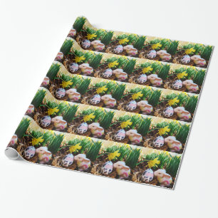 Papel De Regalo Besado conejo de Pascua Huevo de vaca
