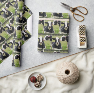 Papel De Regalo Beso de vaca Holstein
