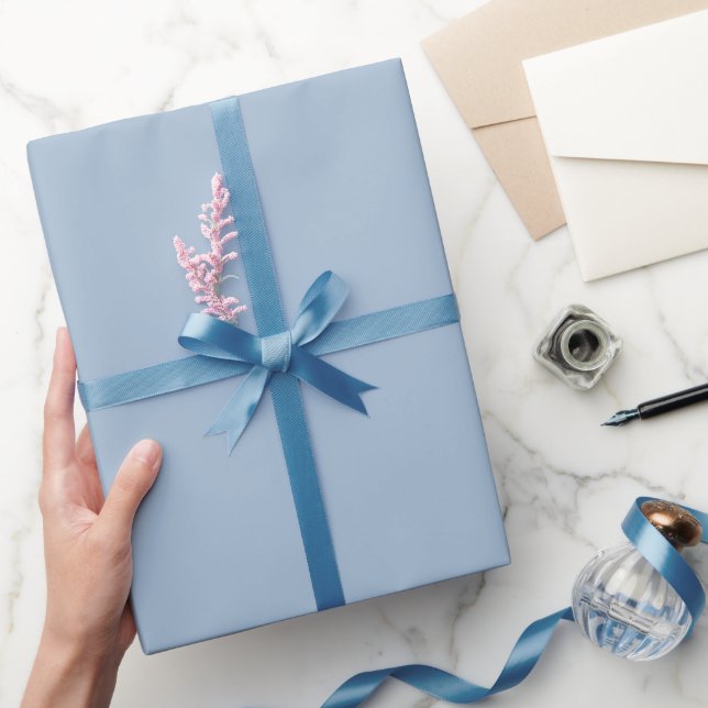 Papel De Regalo Best selling Clean in Blue Wrapping Paper (Regalar)