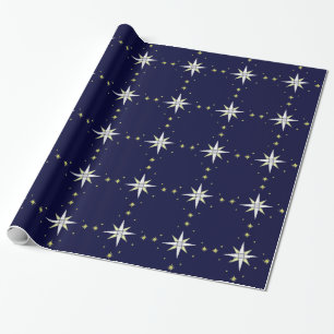 Papel De Regalo Bethlehem Night Shining Stars