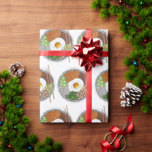 Papel De Regalo Bibimbap Cocina coreana Cocina Cocina Rice Huevo D