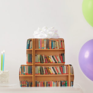 Papel De Regalo Biblioteca de libros Librería Lectura de Bookworm
