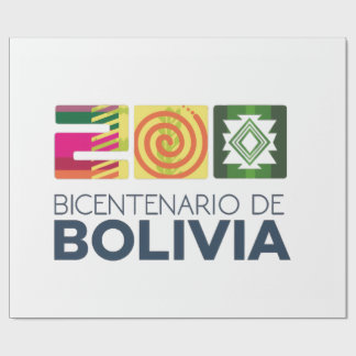 Papel De Regalo bicentenario Bolivia