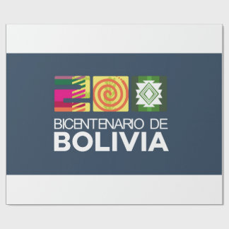 Papel De Regalo bicentenario Bolivia