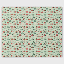 Papel De Regalo Bichitos Festivos