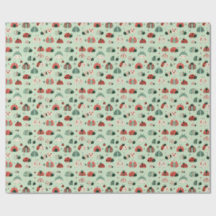Papel De Regalo Bichitos Festivos