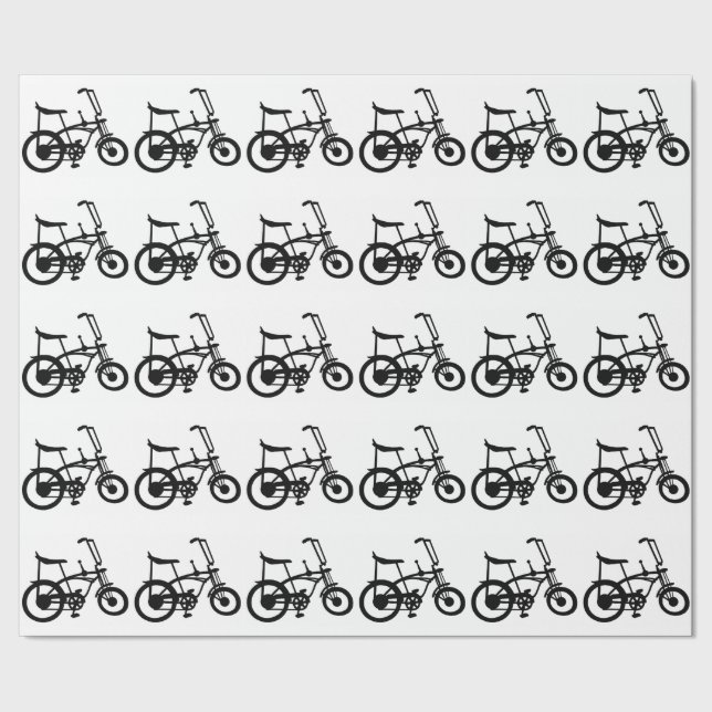PAPEL DE REGALO BICICLETA DE BICICLETA DE BICICLETA DE LA CLASSIC  (Costura)