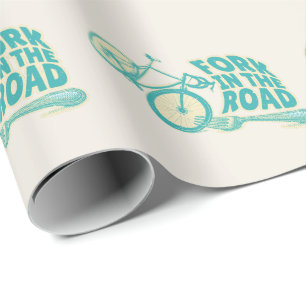 Papel De Regalo Bicicleta Fork in the road Funny