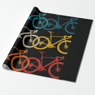 Papel De Regalo Bicicleta Vintage Ciclismo Ruta Bicicleta Carreras