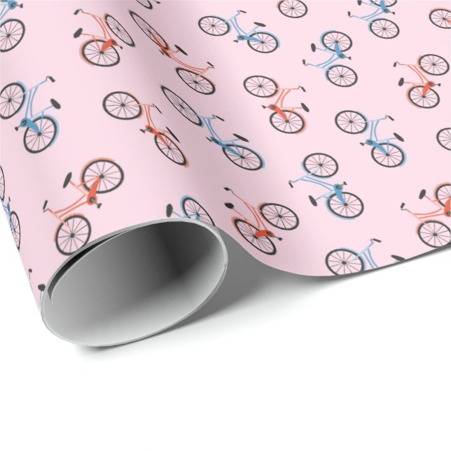 Papel De Regalo Bicicletas (Esquina del rollo)