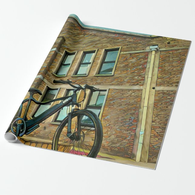 Papel De Regalo Bicycle gifts for her (Desenrollado)