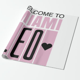 Papel De Regalo Bienvenido a Miami Leo 10 - GOAT