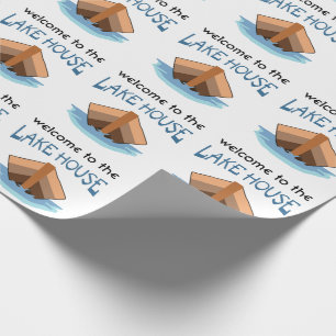 Papel De Regalo Bienvenidos al Lake House