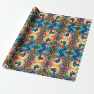 Papel De Regalo Bienvenidos al mágico mundo de los Dinos Delights