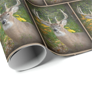 Papel De Regalo Big Buck Deer