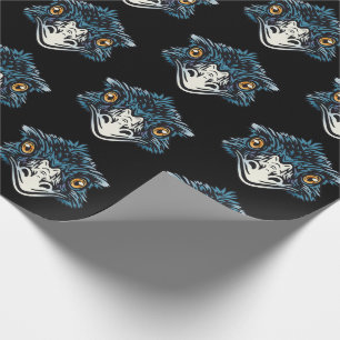 Papel De Regalo Big Daddy Emu gran ave azul australiano 