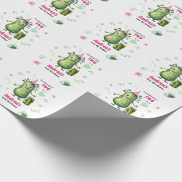 Papel De Regalo Big Dill Pickle Girl Birthday Any Age