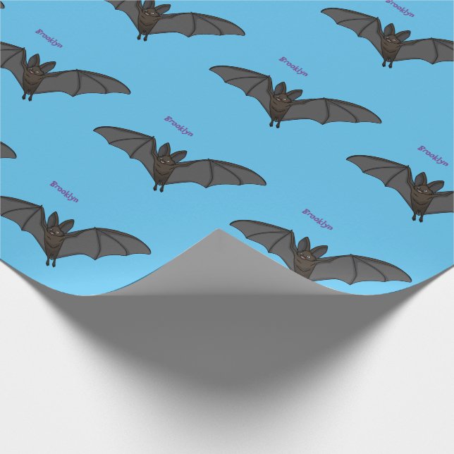 Papel De Regalo Big vampire bat cartoon illustration  (Esquina)