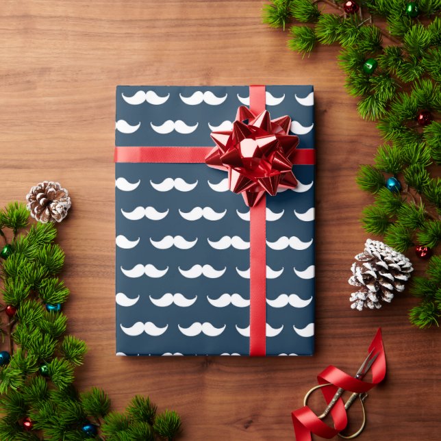 Papel De Regalo Bigote (Regalo de vacaciones)