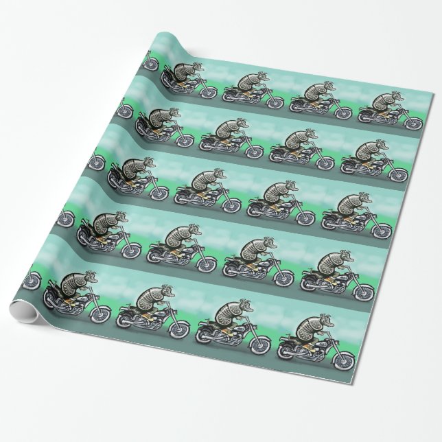 Papel De Regalo Biker Club Dillo (Desenrollado)