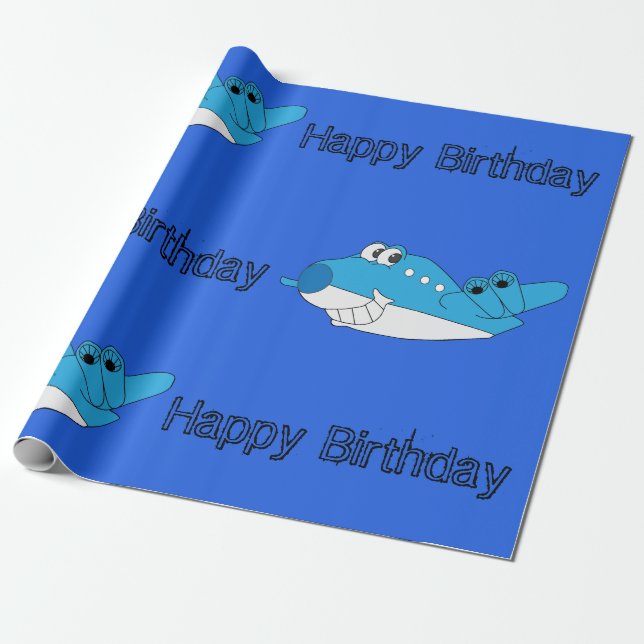Papel De Regalo Billy Blue (Desenrollado)