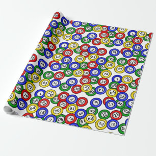 Papel De Regalo BINGO Balls