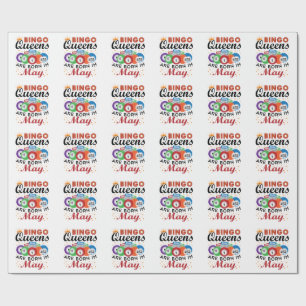 Papel De Regalo Bingo Queens Nace En Mayo