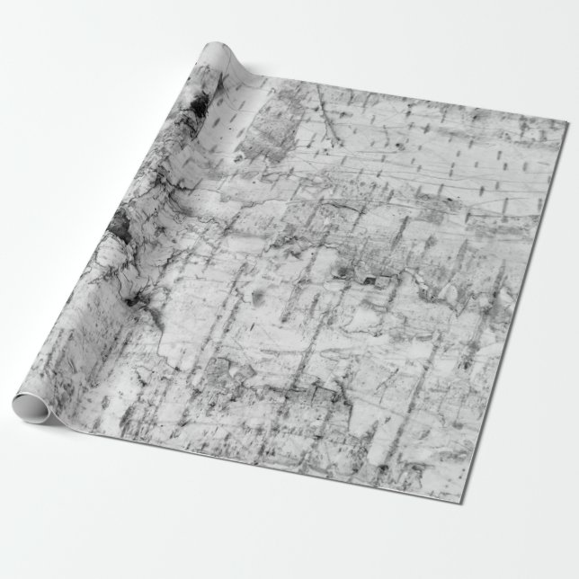 Papel De Regalo Birch bark pattern wrapping paper (Desenrollado)