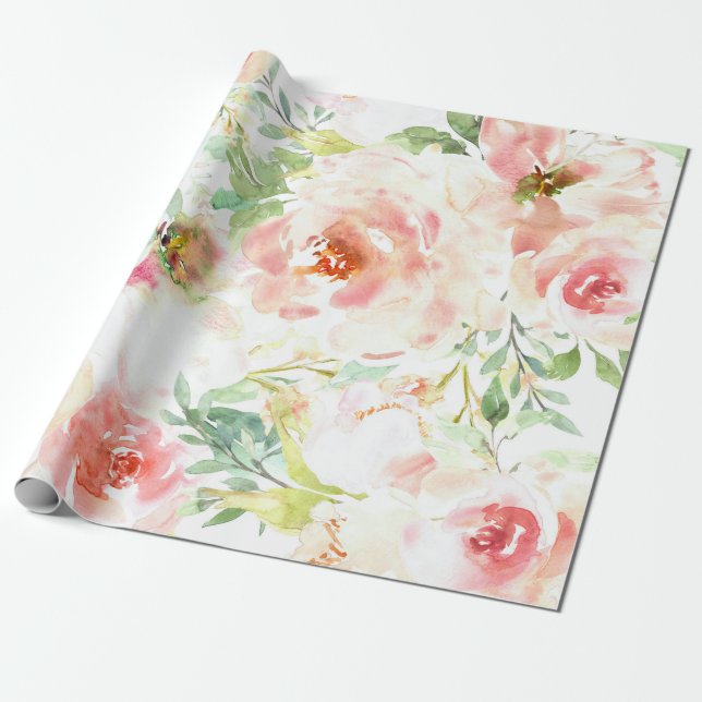 Papel De Regalo Birth Flower (Desenrollado)