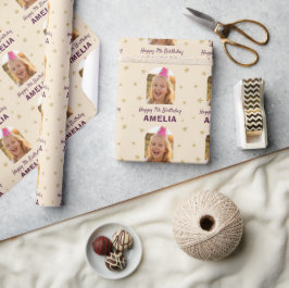Papel De Regalo Birthday Personalized Photo Wrapping