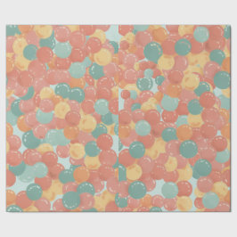 Papel De Regalo Birthday Picnic, Cute Retro Style