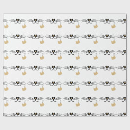 Papel De Regalo Bistes de gato